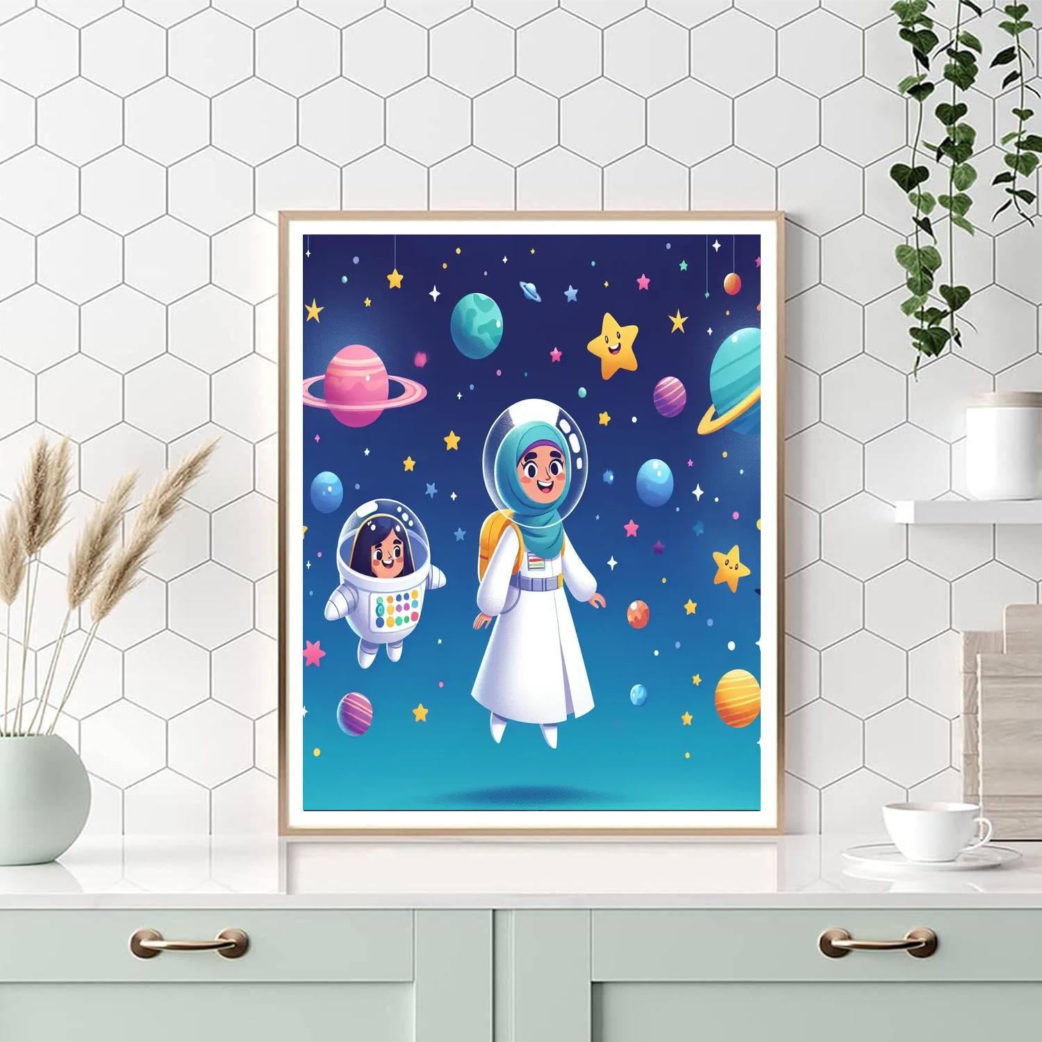 Creative Space Odyssey Paint By Numbers Art
