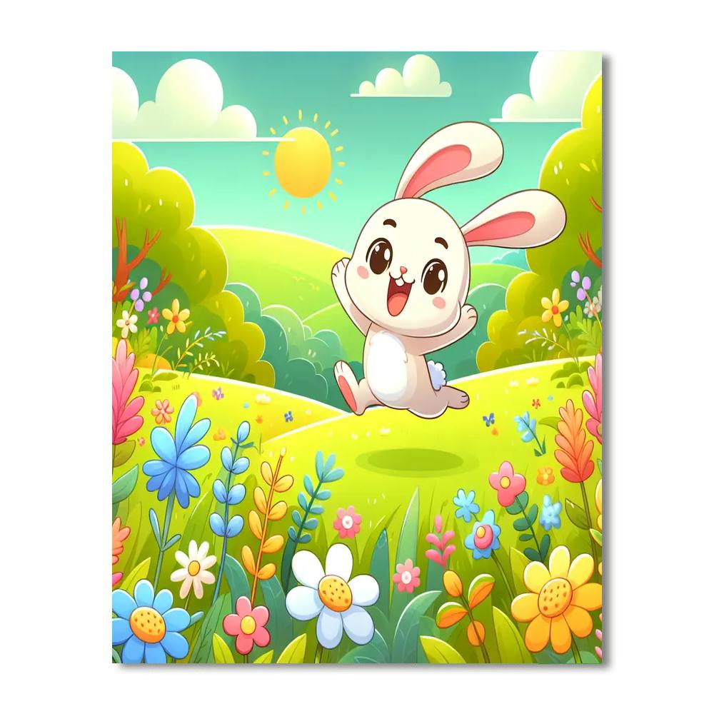 Giggling Bunny Paint By Numbers Kits