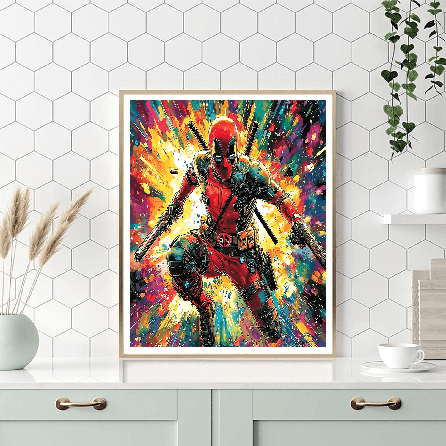 Ryan Reynolds: Unleashing The Wit Of Deadpool Numbered Painting Kits