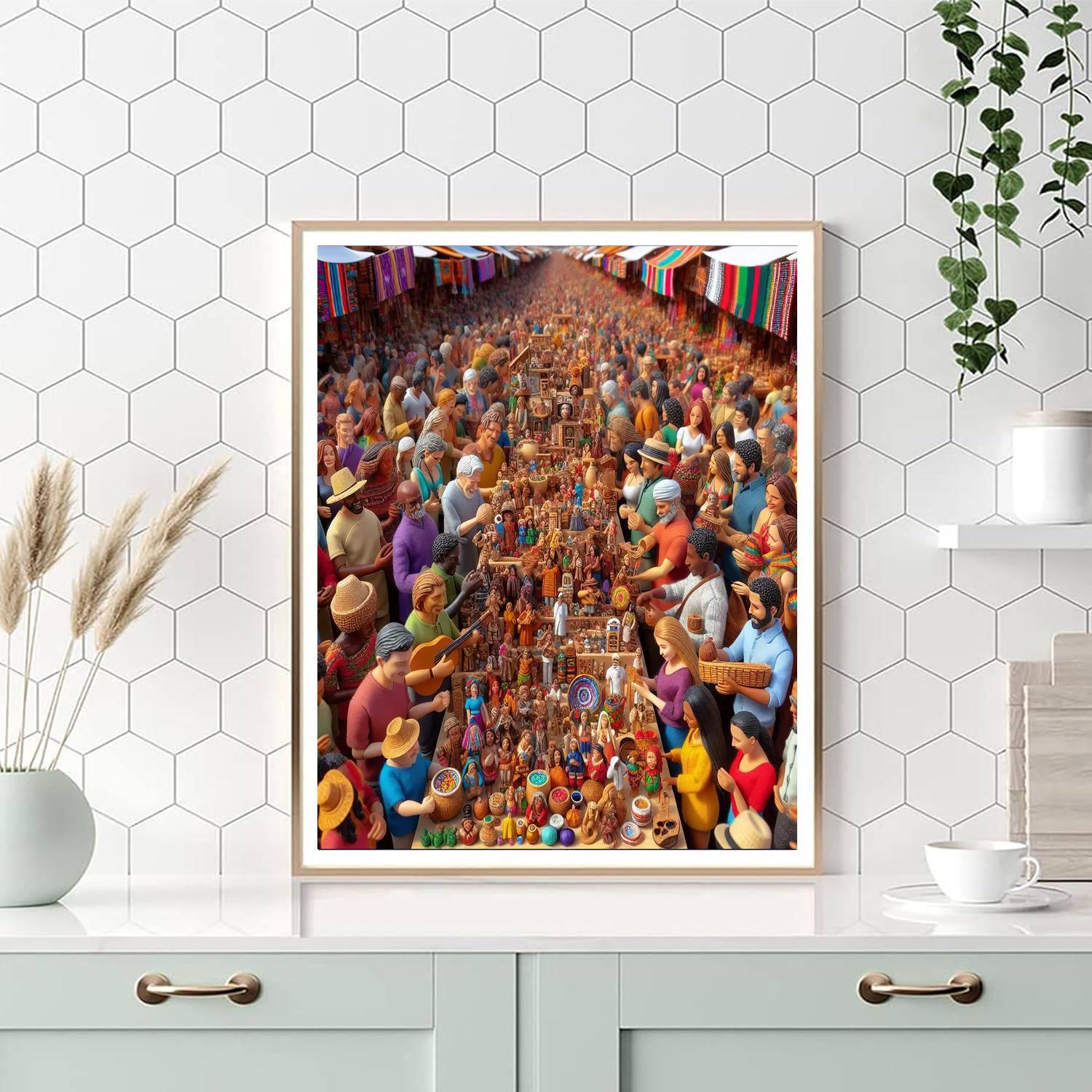 Alasitas Fair - Bolivia Paint By Numbers Kits