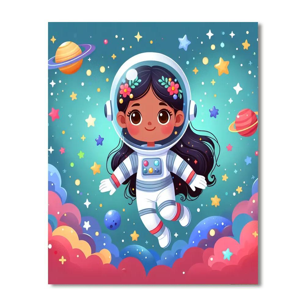 Astronaut Dreams Paint By Numbers Art
