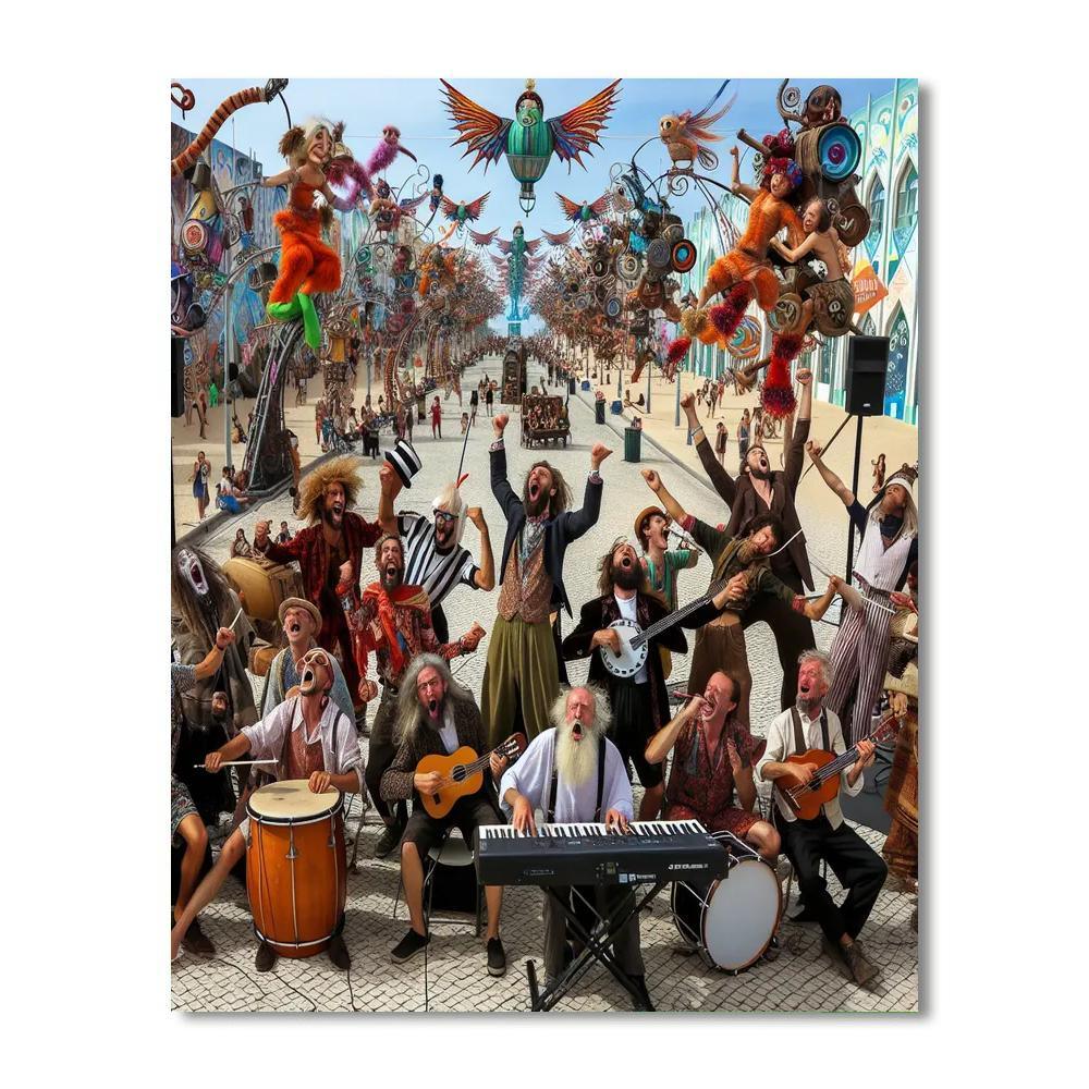 International Festival Of Street Arts - Portugal Paint By Numbers Kits