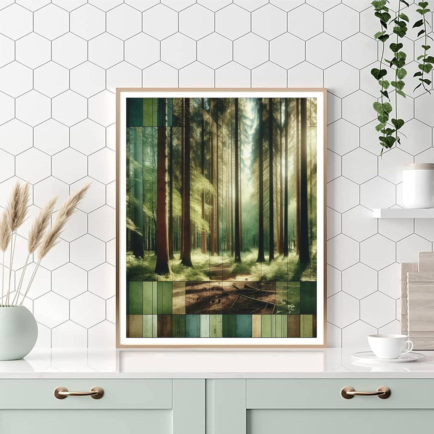 Serenity Of The Pines Paint By Number