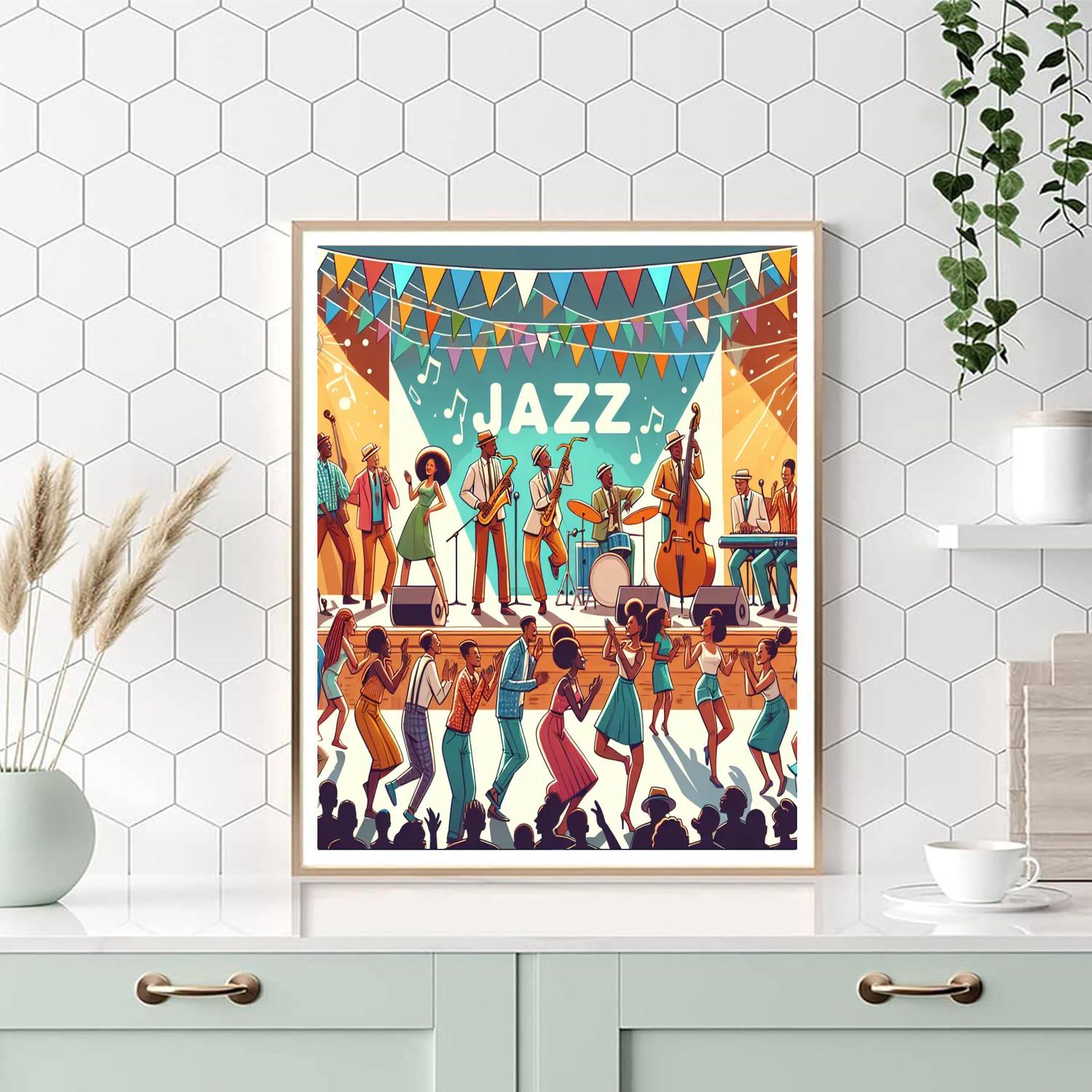 Harlem Jazz Festival - Usa Paint By Color