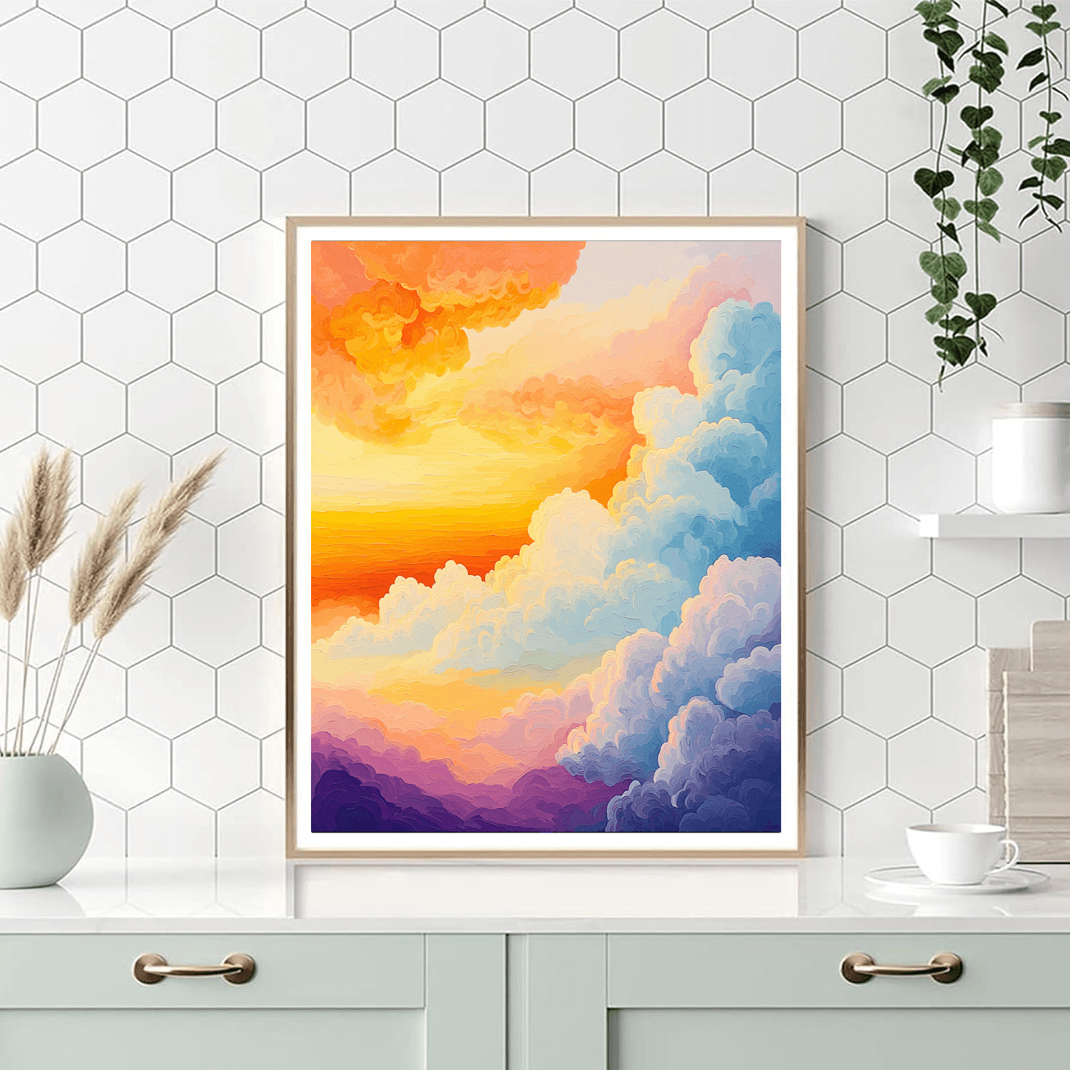 J.M.W. Turner Inspired Serenade Of The Sky  Paint By Color