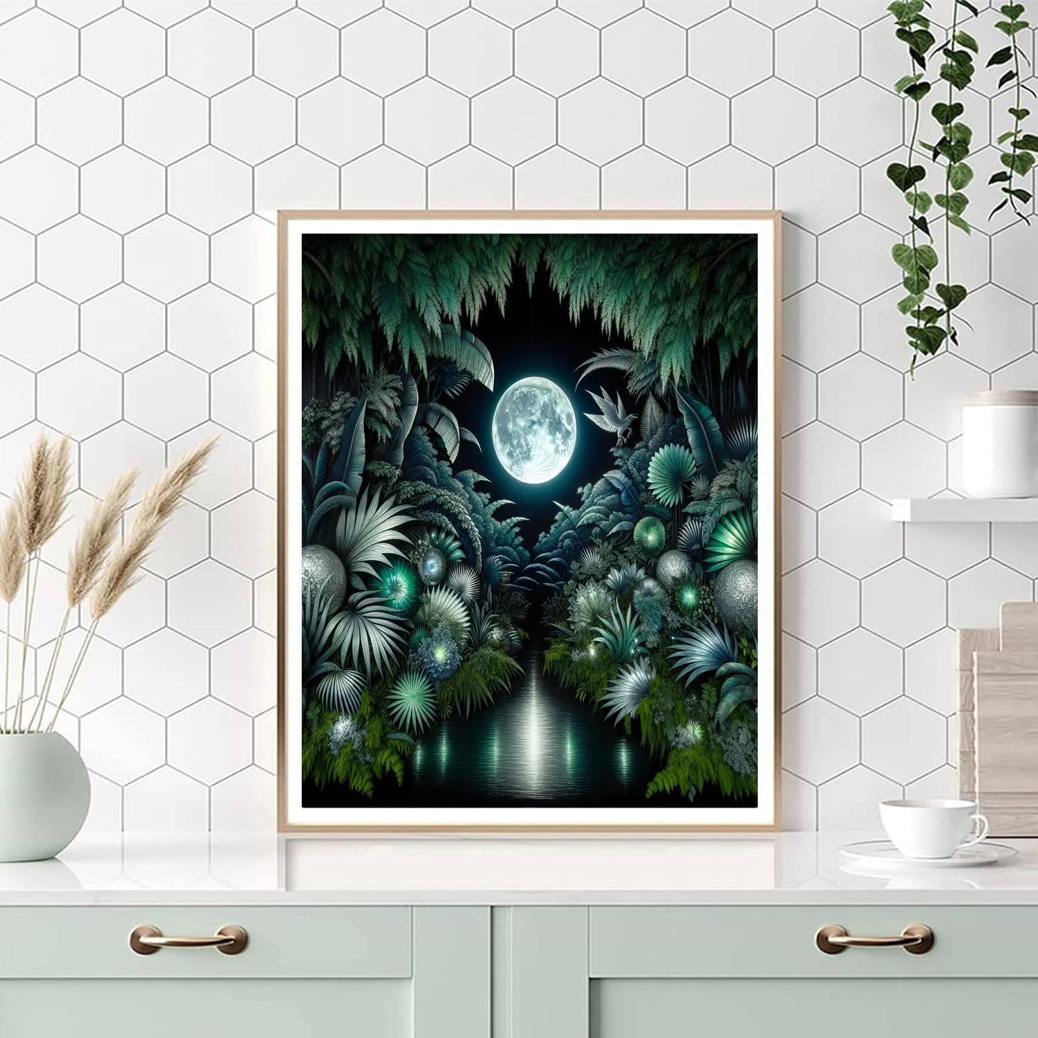 Moonlit Jungle Paint By Color