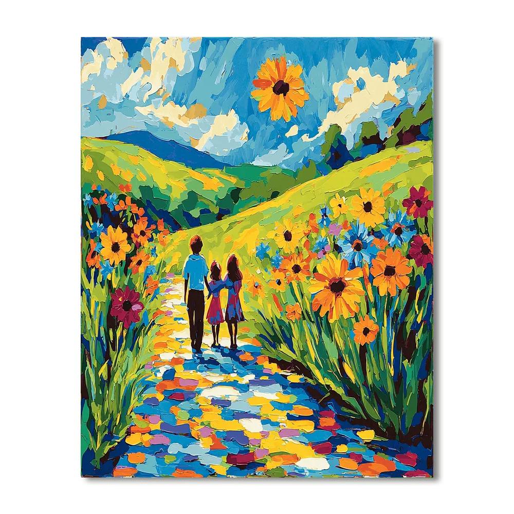 Together We Dream Number Painting