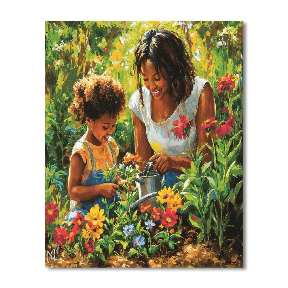Gardening Together DIY Paint By Numbers