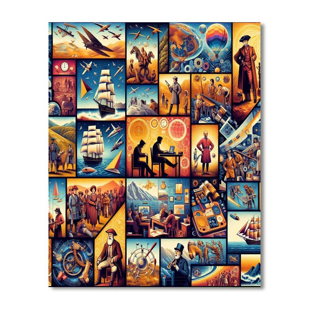 Time Traveler DIY Paint By Numbers