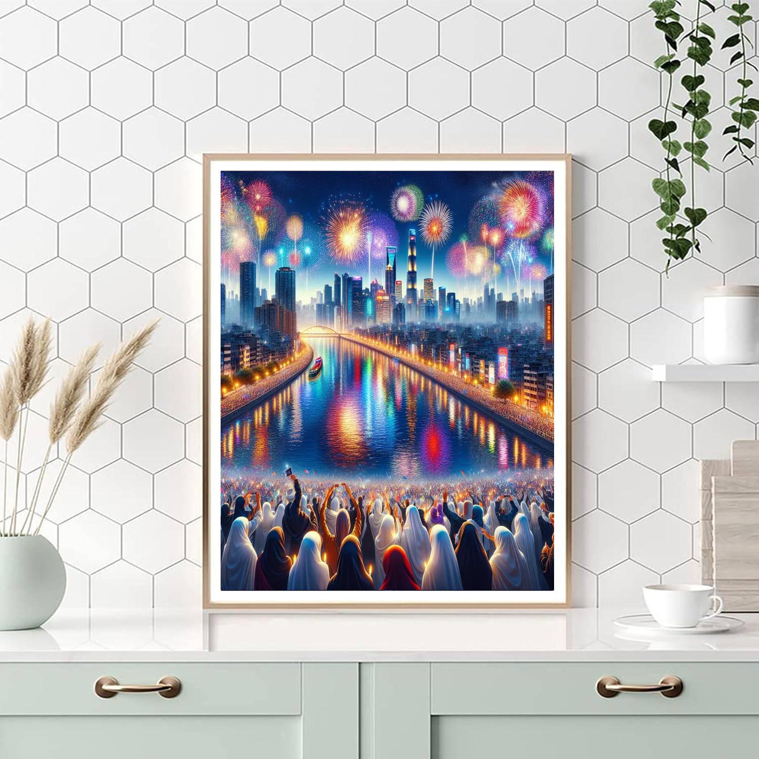 Macau International Fireworks Display Contest Numbered Painting Kits