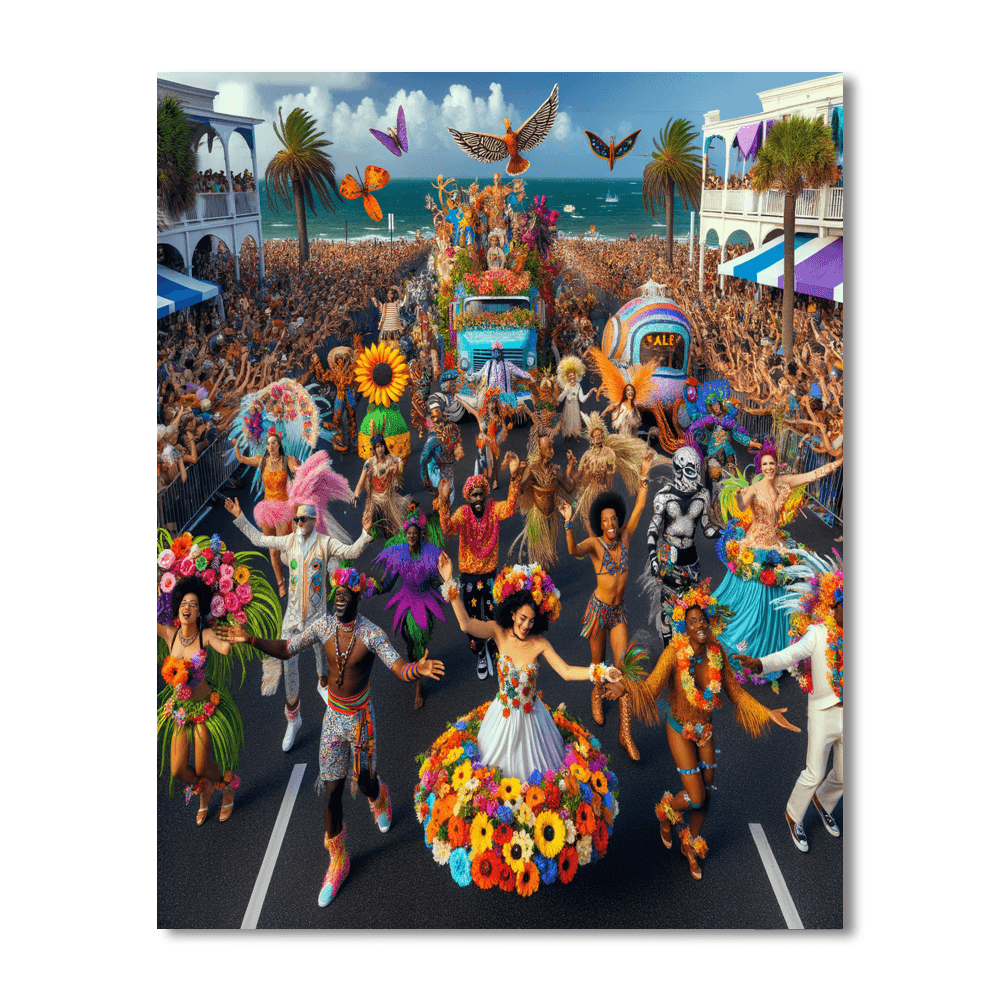 Carnival Of Goa - India DIY Paint By Numbers