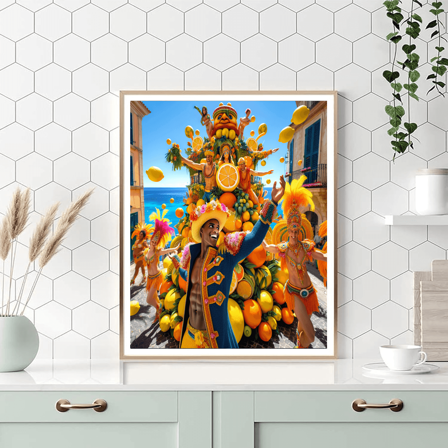 Fête Du Citron - France Painting By Numbers Kit