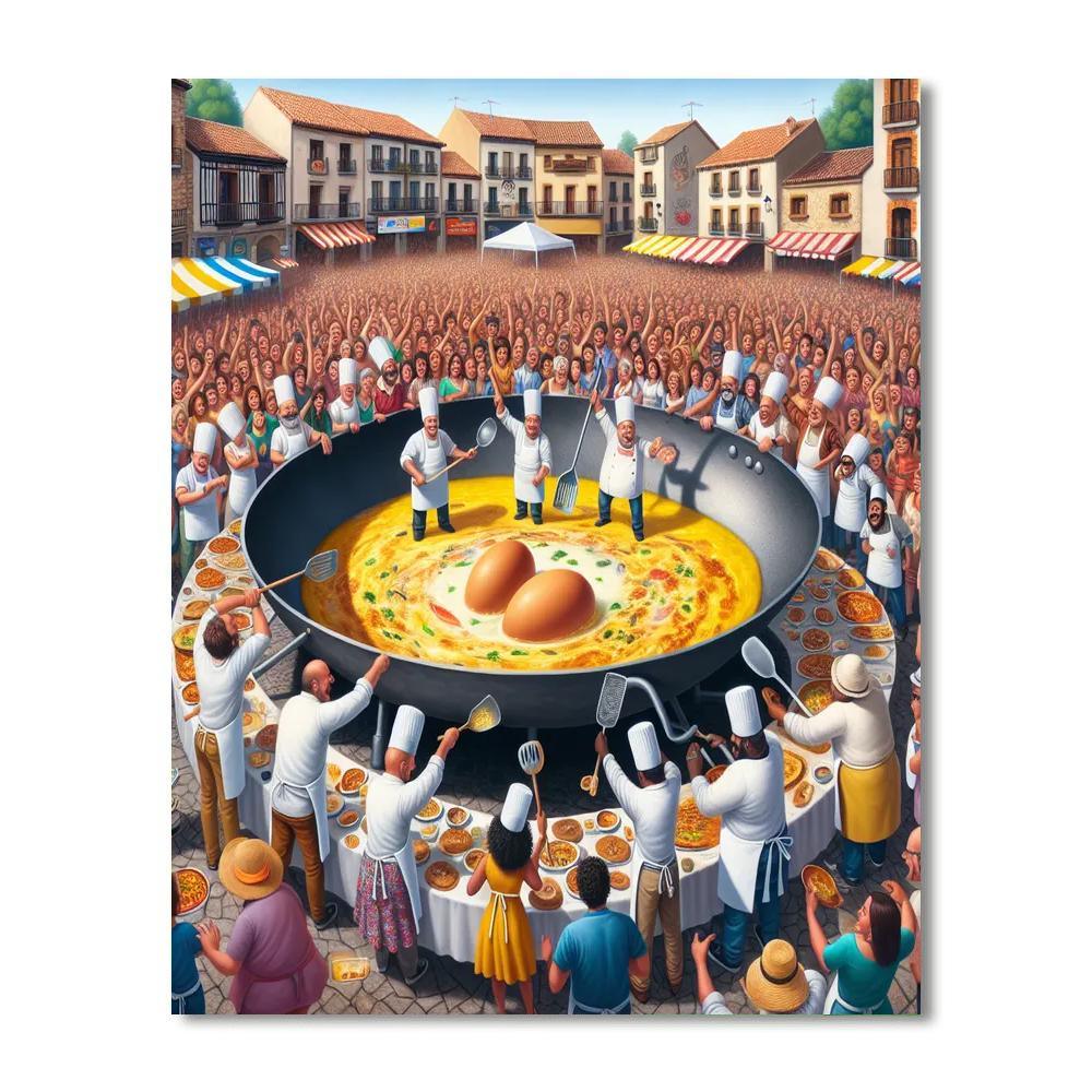 Omelette Festival Paint By Numbers