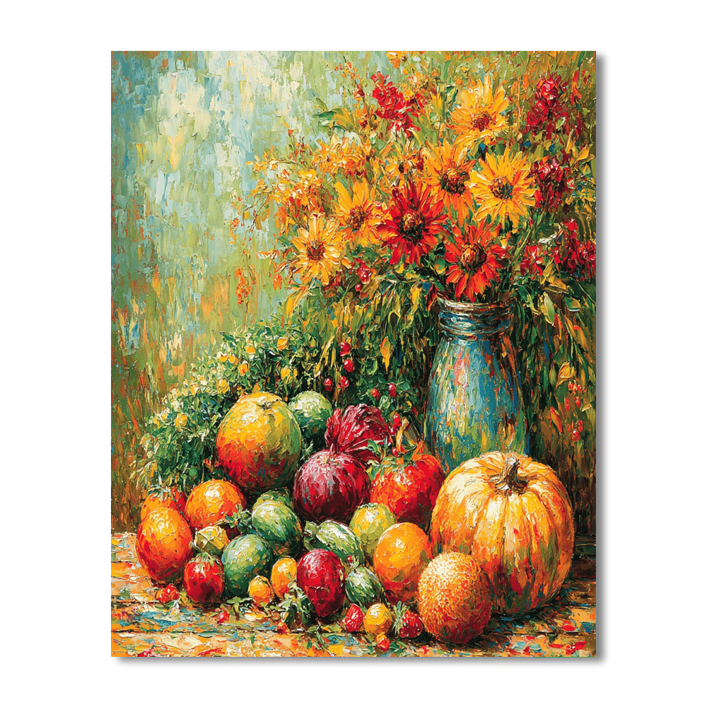 Van Gogh Inspired Harvest Harmony  Paint By Numbers Art