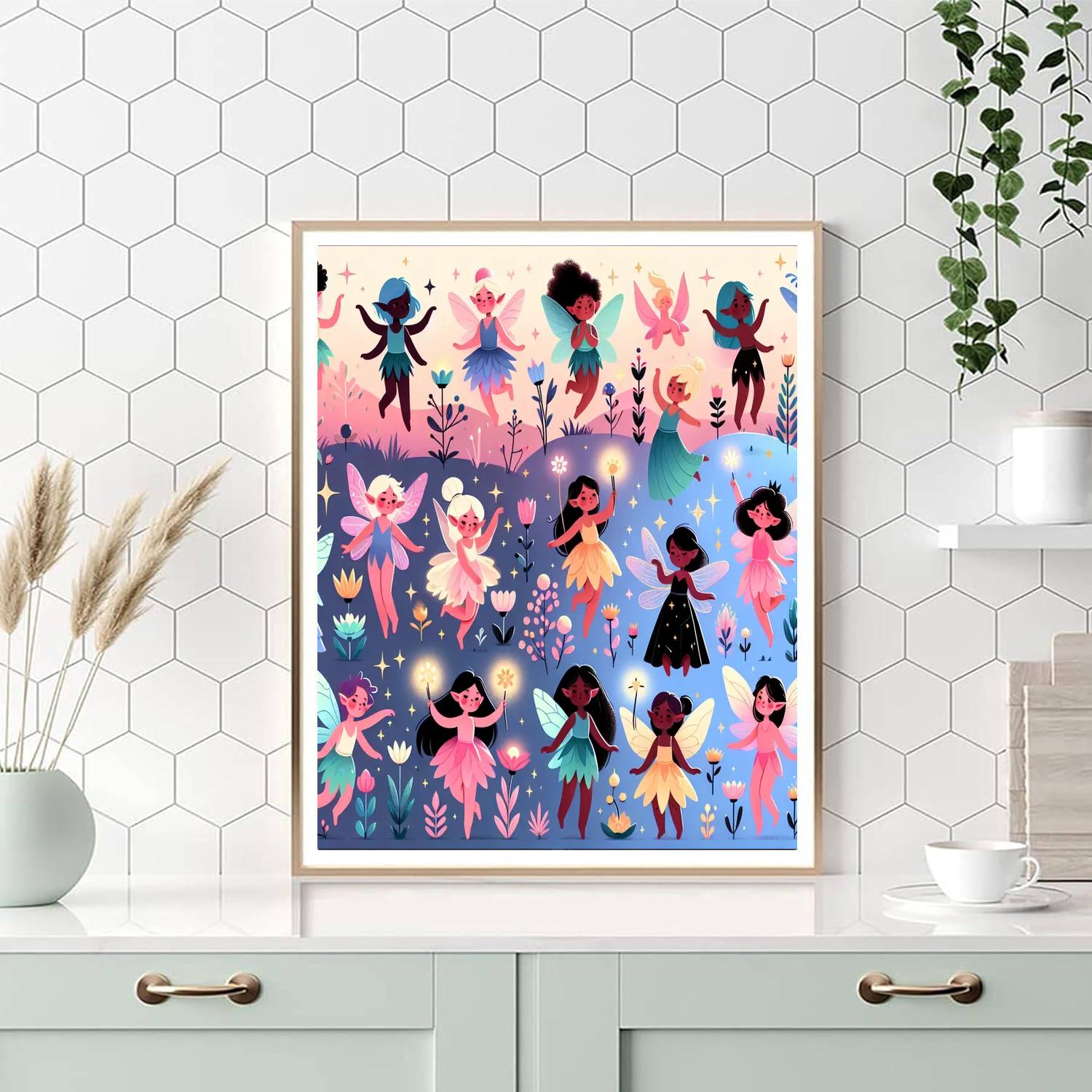 Mystical Meadow Dance Painting By Numbers Kit