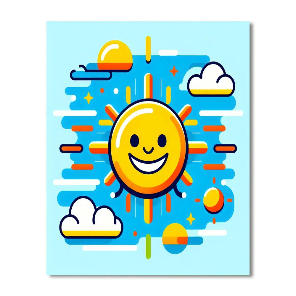 Sunny Doodle Numbered Painting Kits