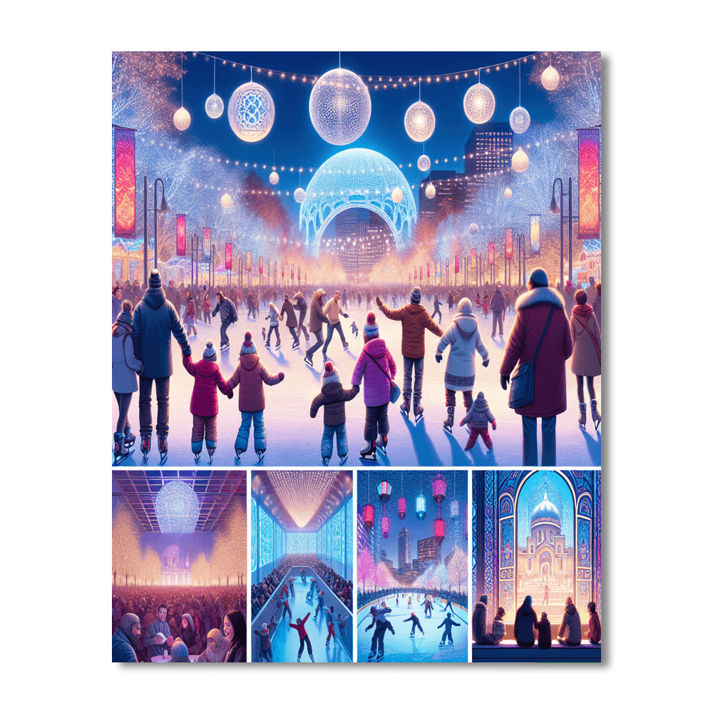 Montreal En Lumiere DIY Paint By Numbers