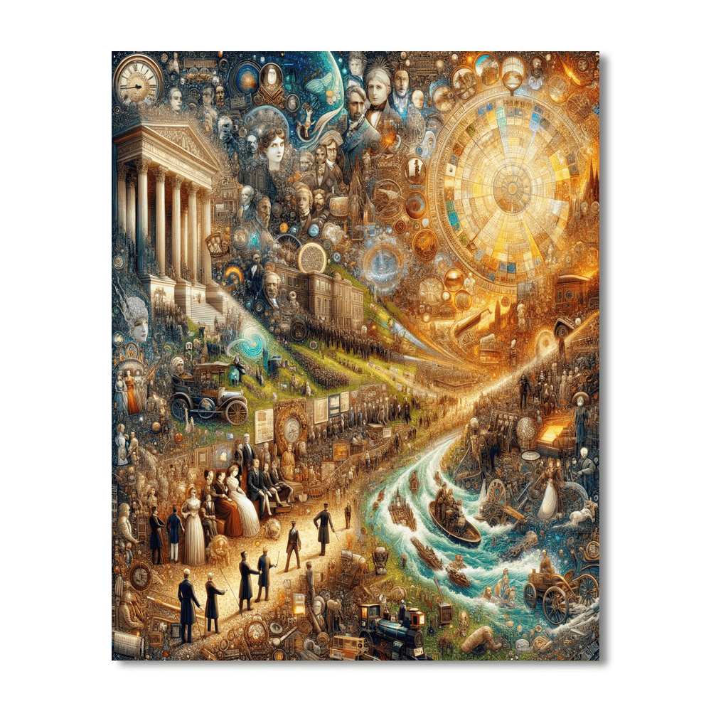 Time Travel Through History Paint By Numbers Kits