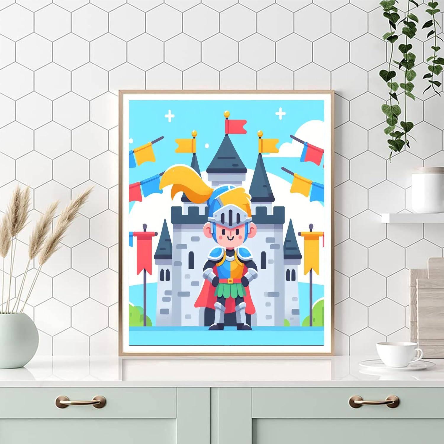 Medieval Kingdom DIY Paint By Numbers