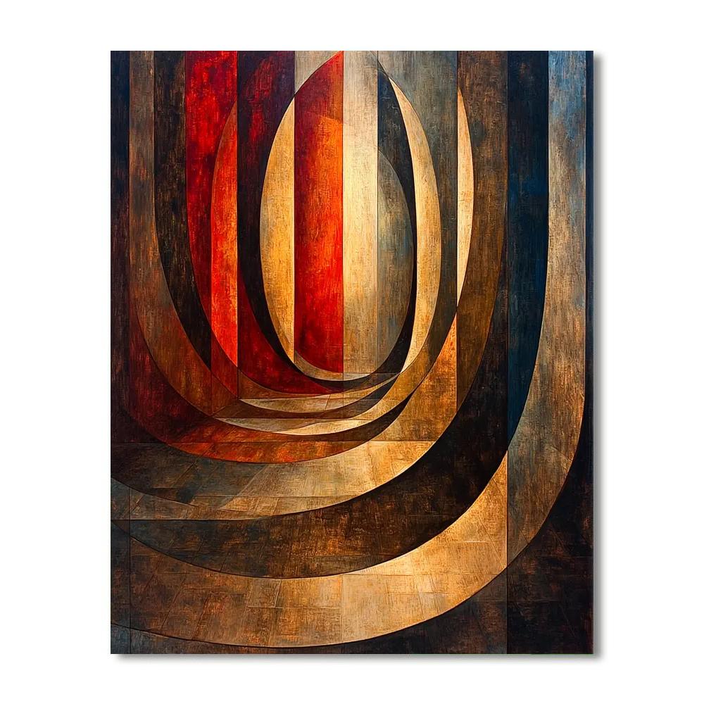 Caravaggio Inspired Dynamics Of Light  Number Painting