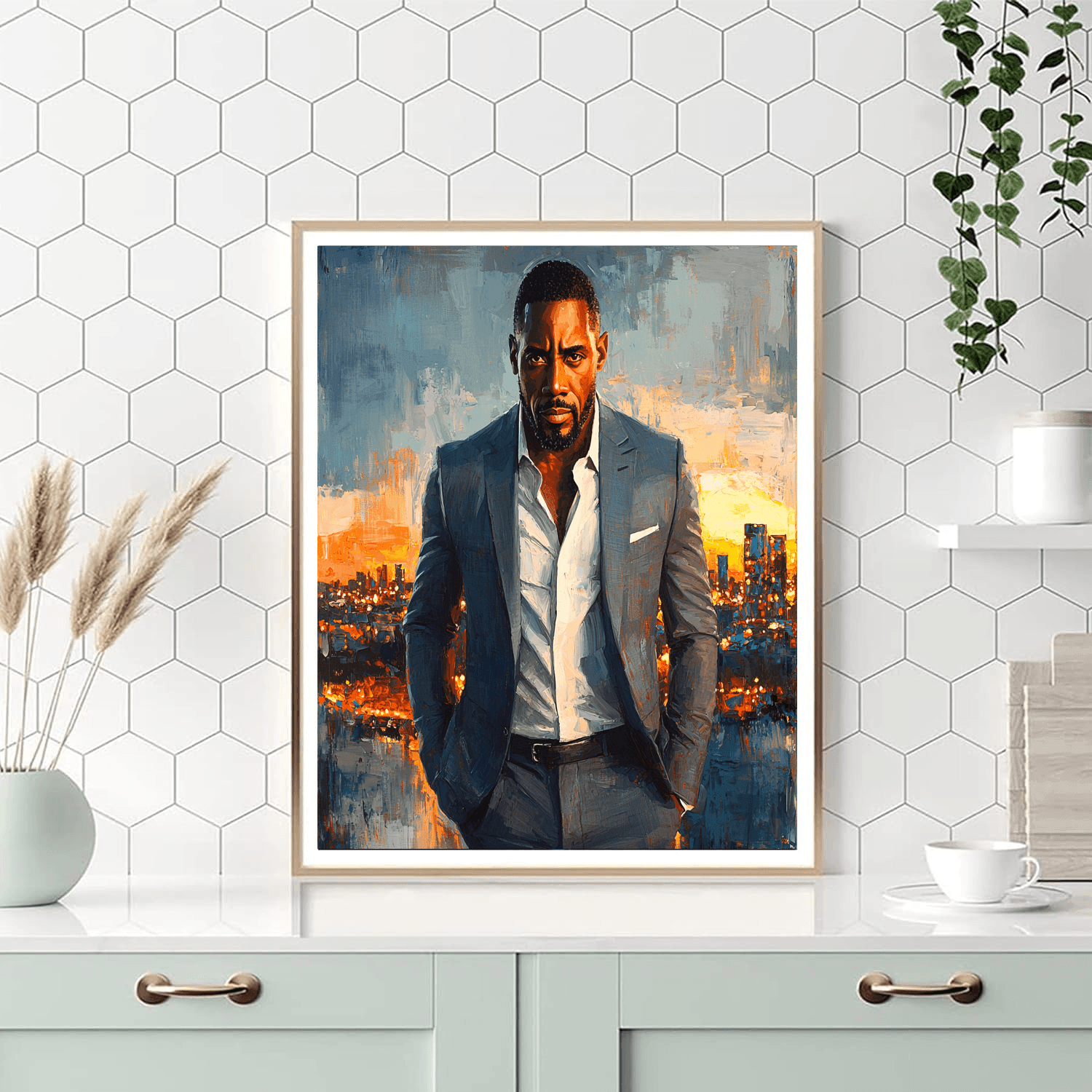 Idris Elba: Captivating Charisma On A Global Scale Paint By Numbers Kits