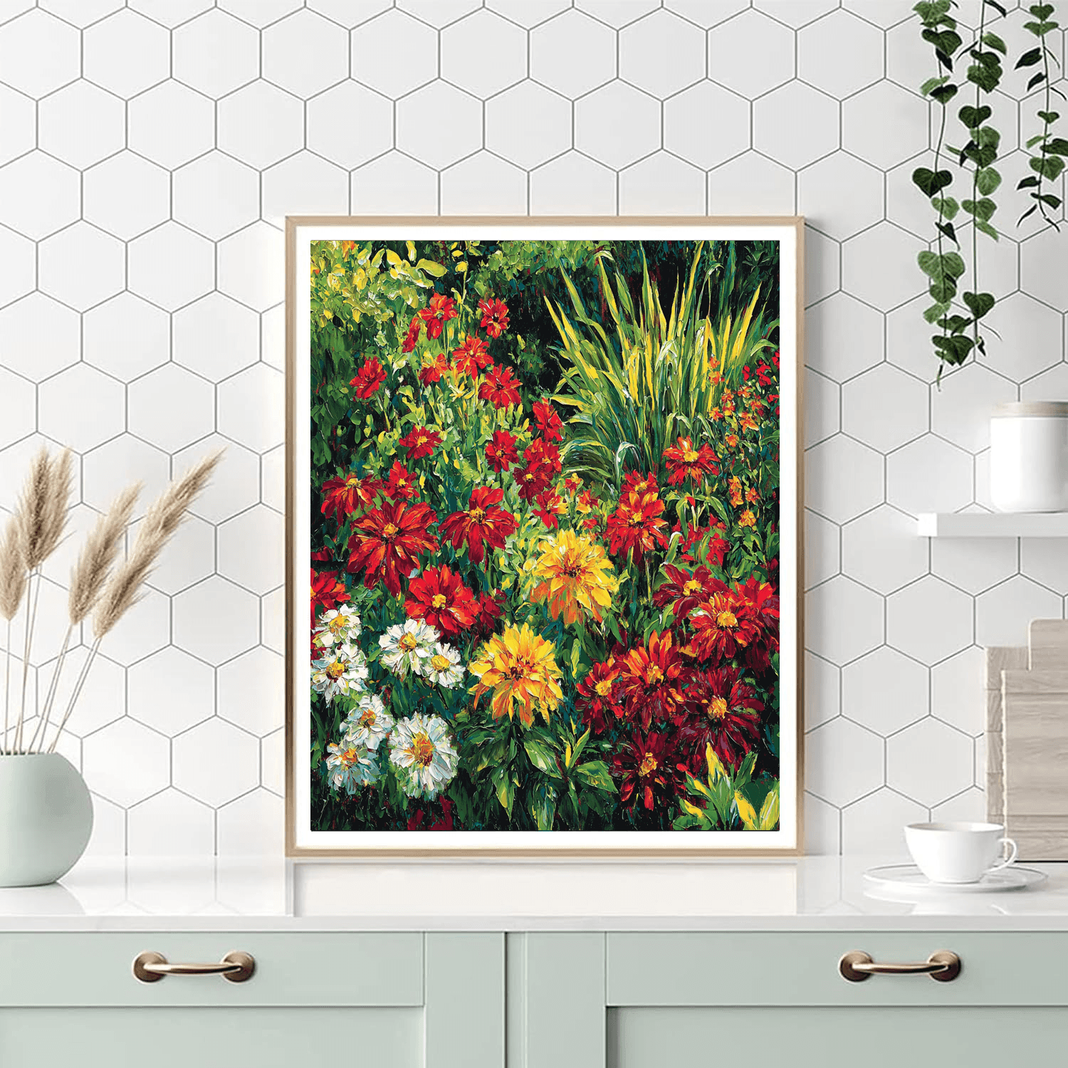 Pierre-Auguste Renoir Inspired Garden Serenade  Paint By Numbers Art