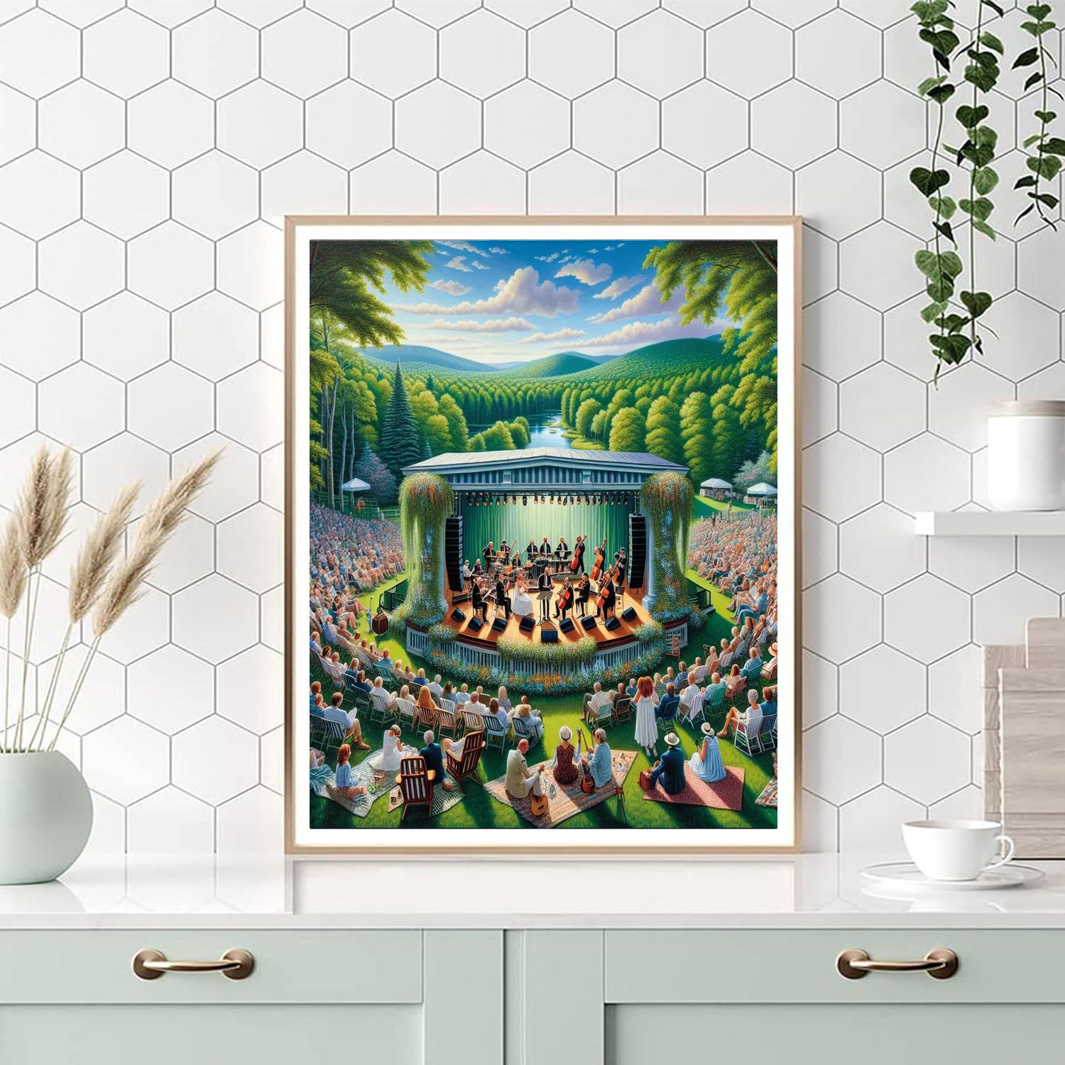 Tanglewood Music Festival - Usa Numbered Painting Kits