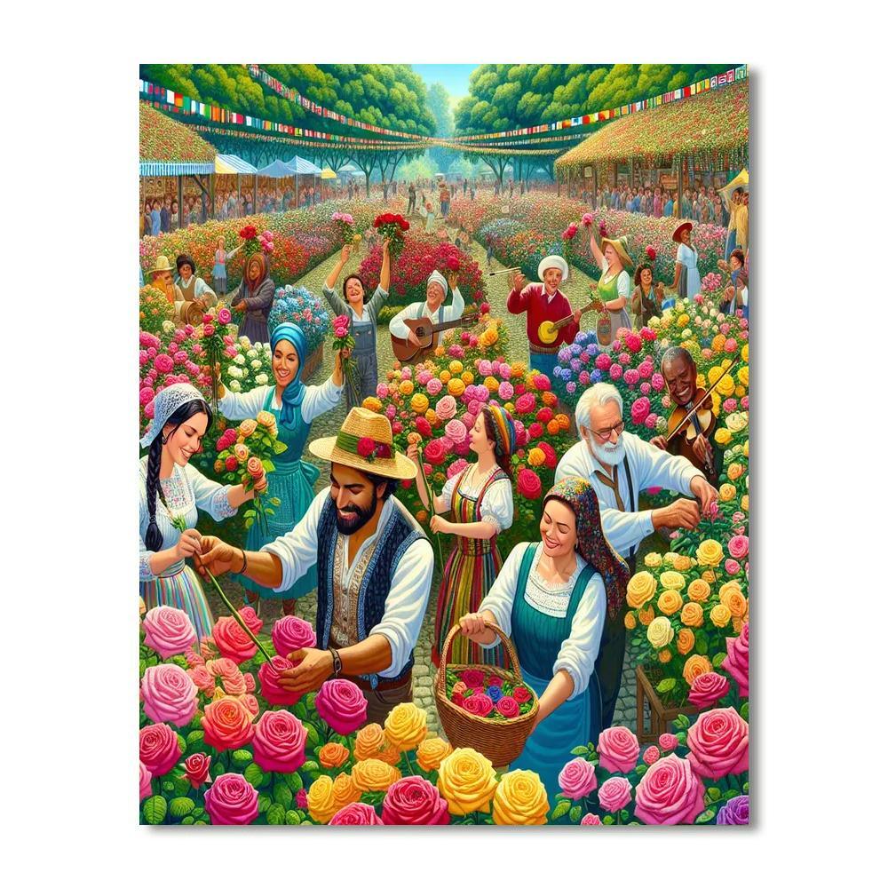 The Rose Festival - Turkey Paint By Numbers Kits