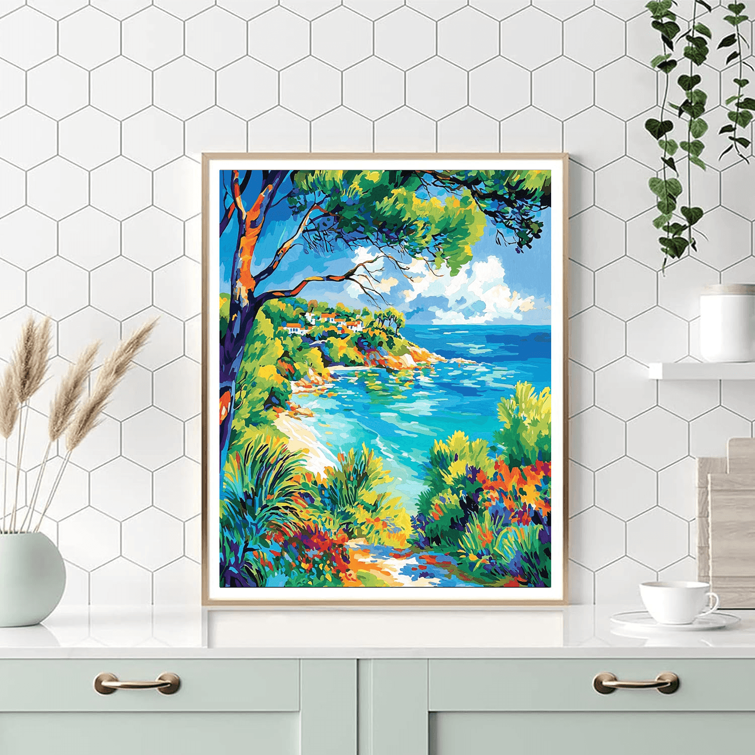 Henri Matisse Inspired Henri's Riviera  Paint By Numbers Kits
