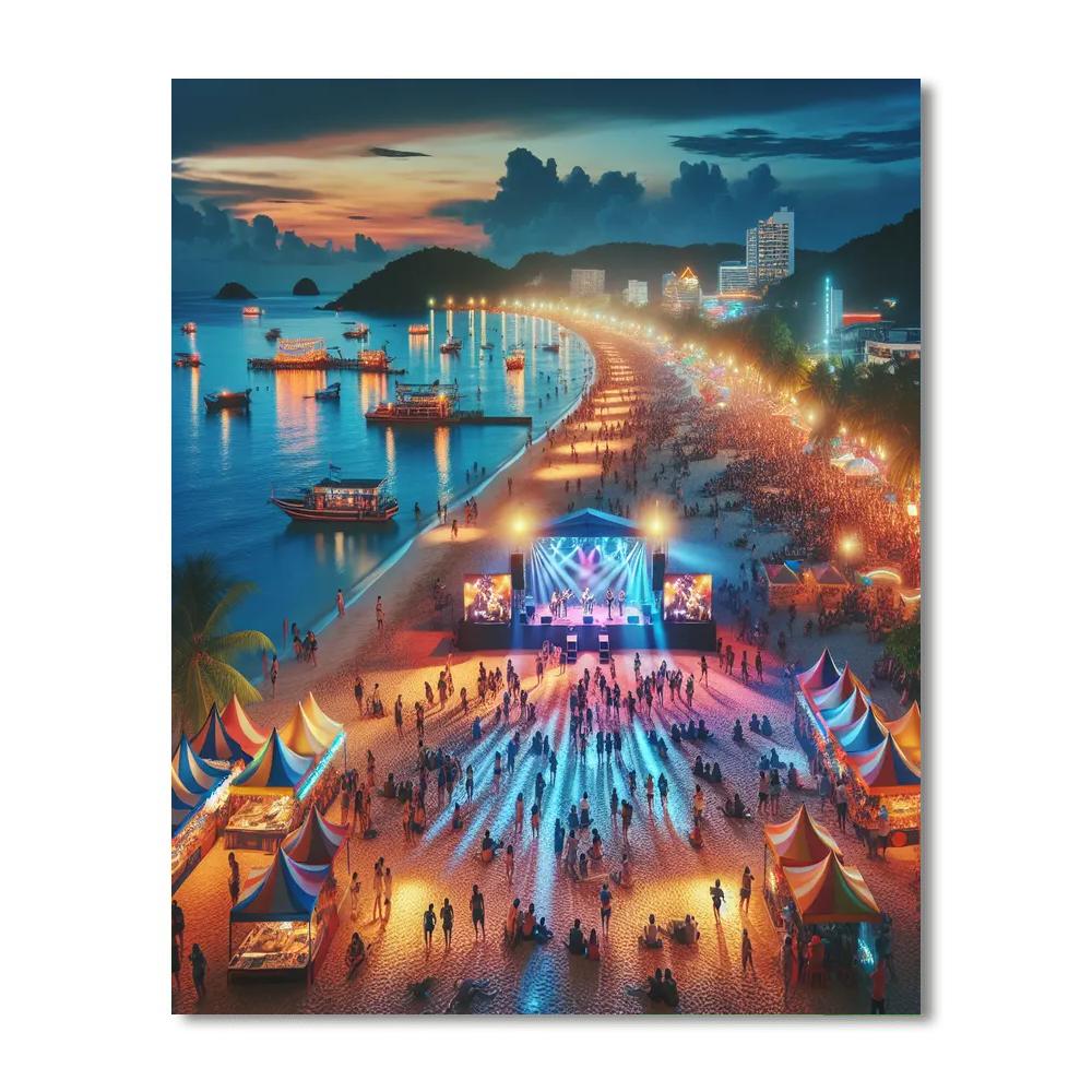 Pattaya International Music Festival - Pattaya Numbered Painting Kits