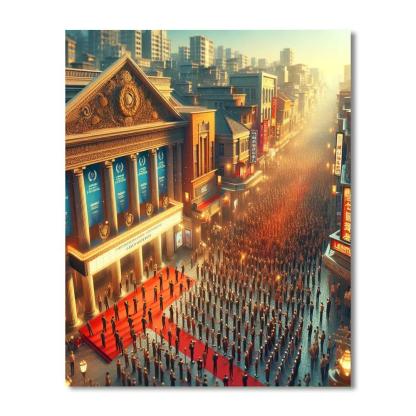 Kolkata International Film Festival - India Number Painting