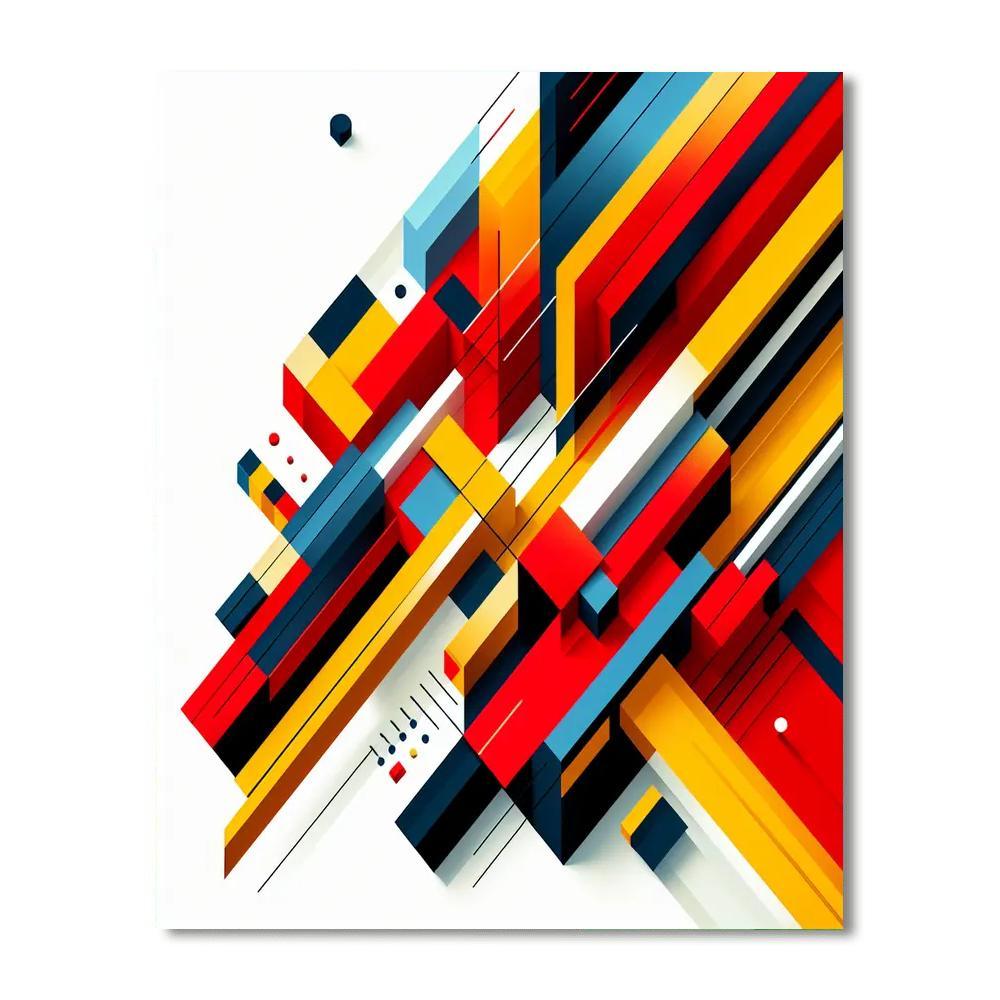 Bold Abstract Dreams Painting Number Kit