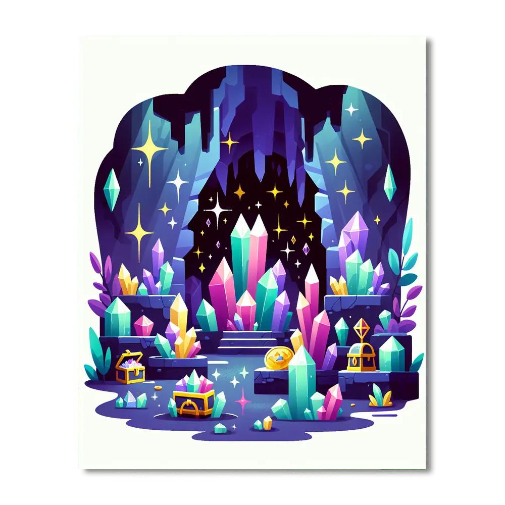 Mystic Cave Numbered Painting Kits