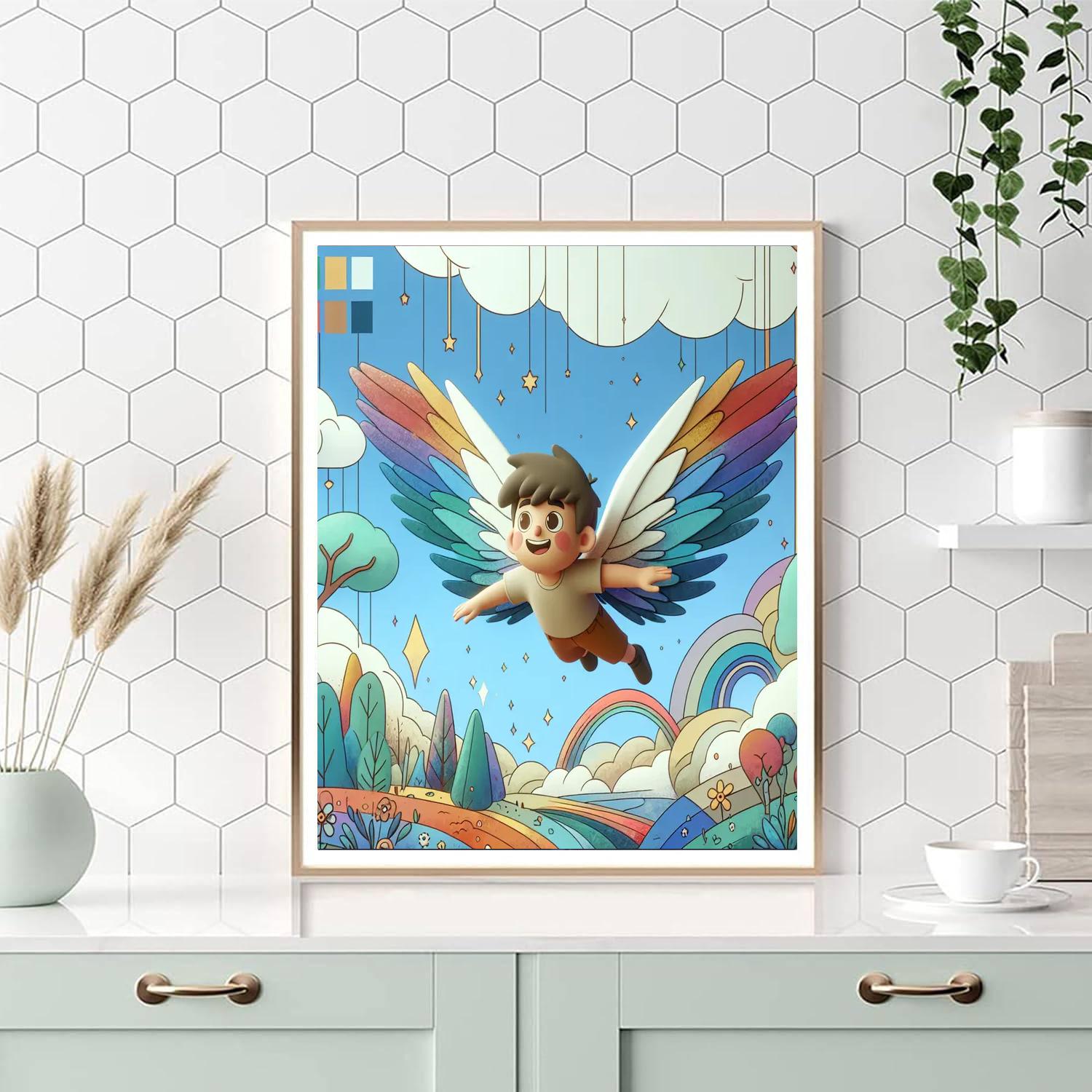 Flying Fantasies Paint By Color