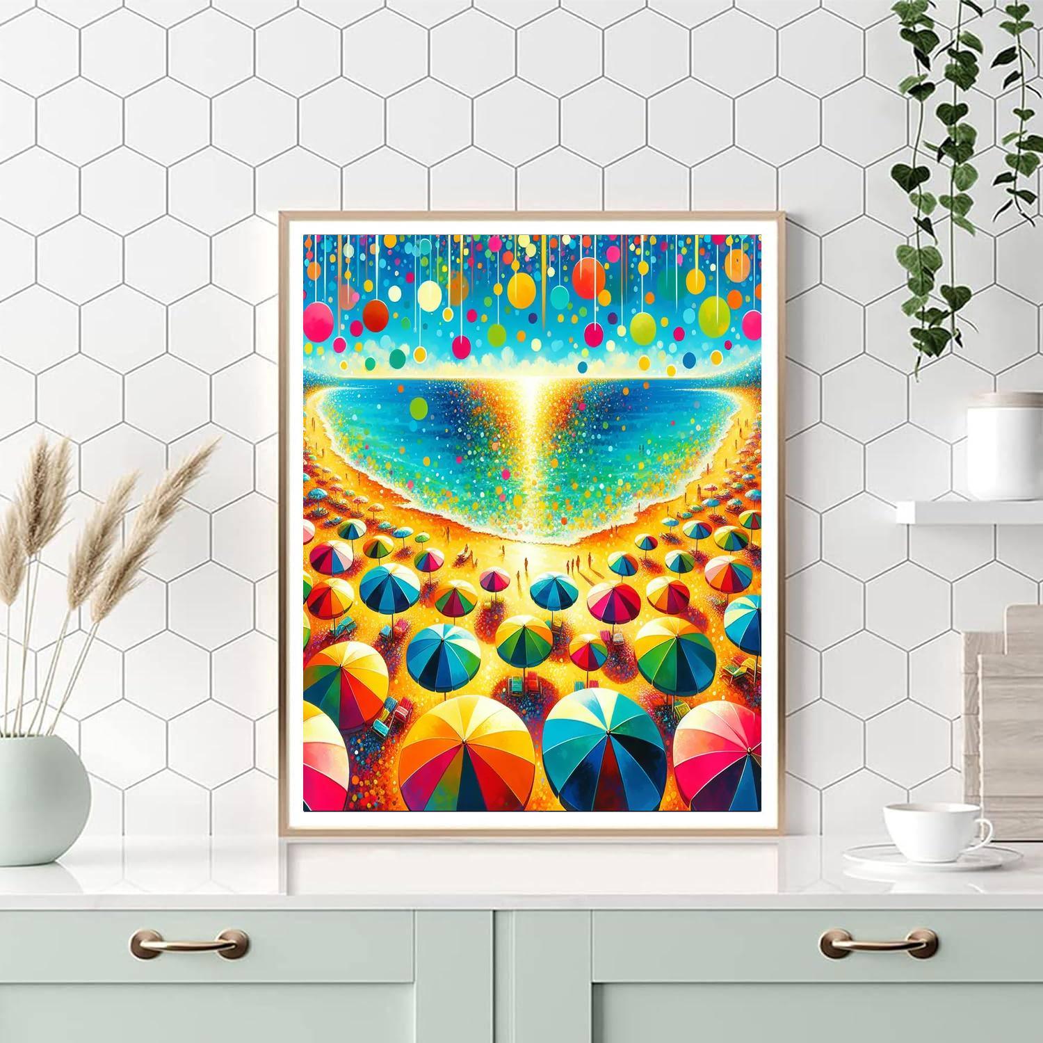 Vibrant Caribbean Bliss Numbered Painting Kits