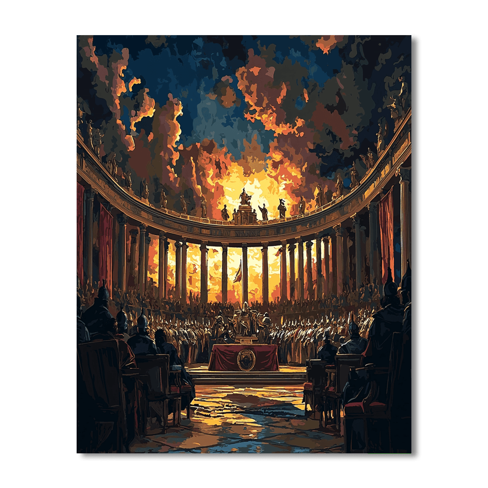 Jacques-Louis David Inspired Historic Echoes  Paint By Numbers