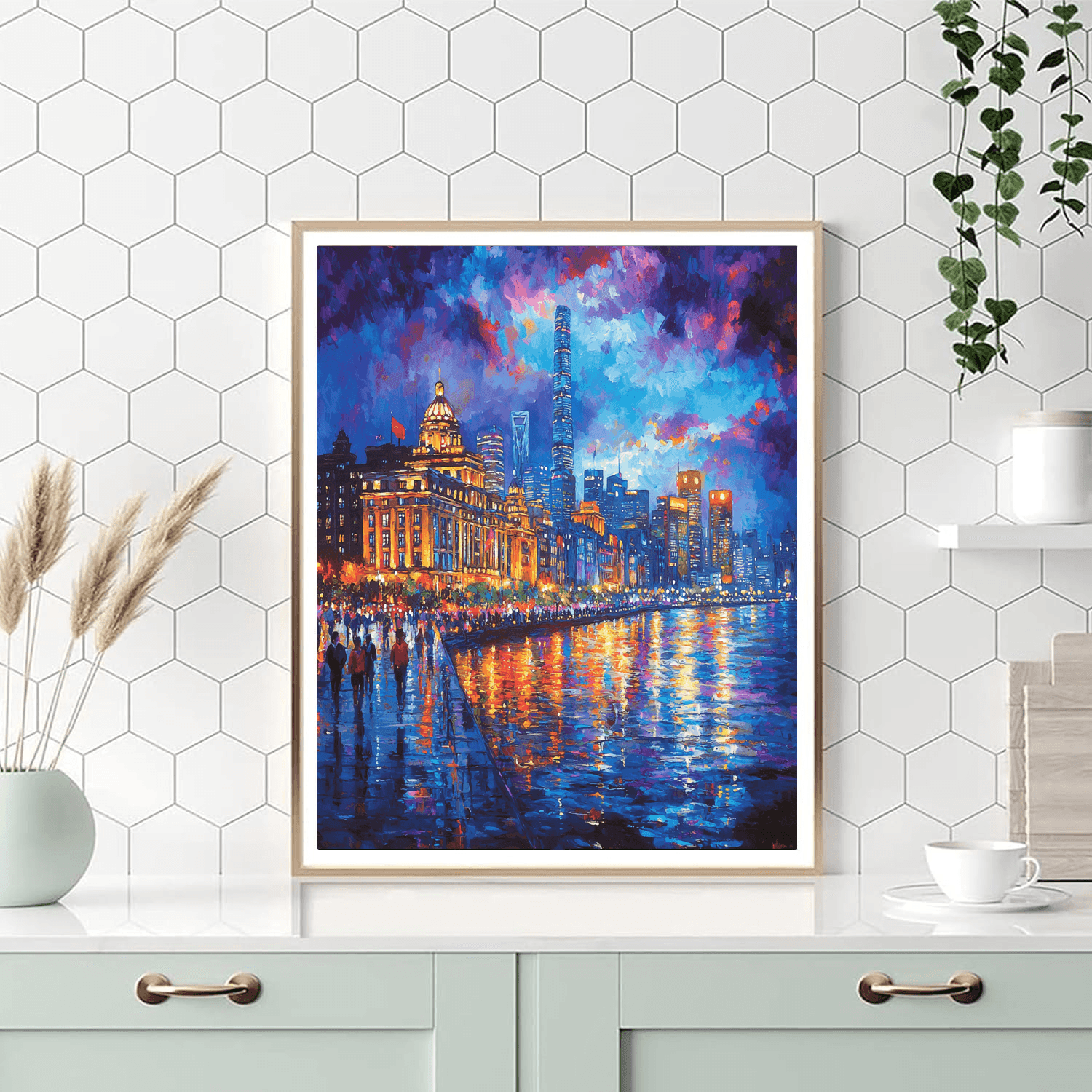 The Bund - Shanghai DIY Paint By Numbers