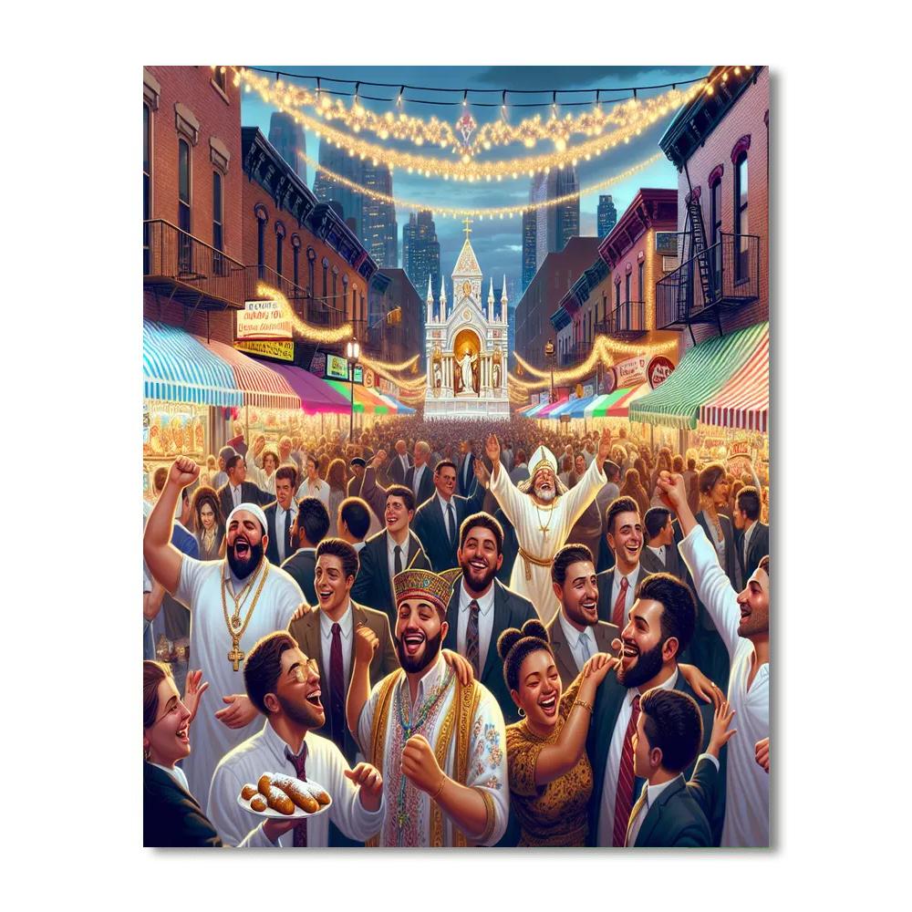 San Gennaro Feast - Usa Paint By Number