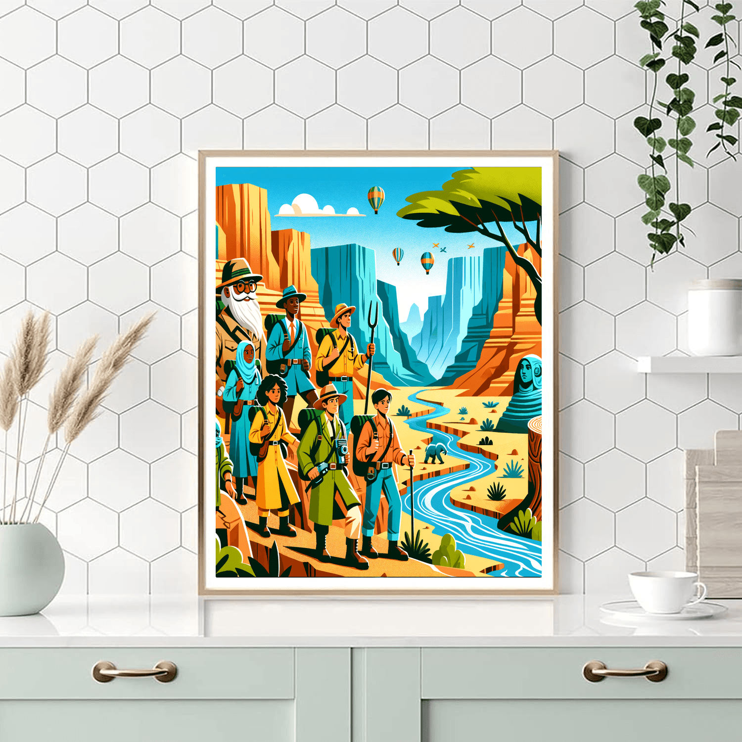 Explorer’s Canyon Journey Paint By Color