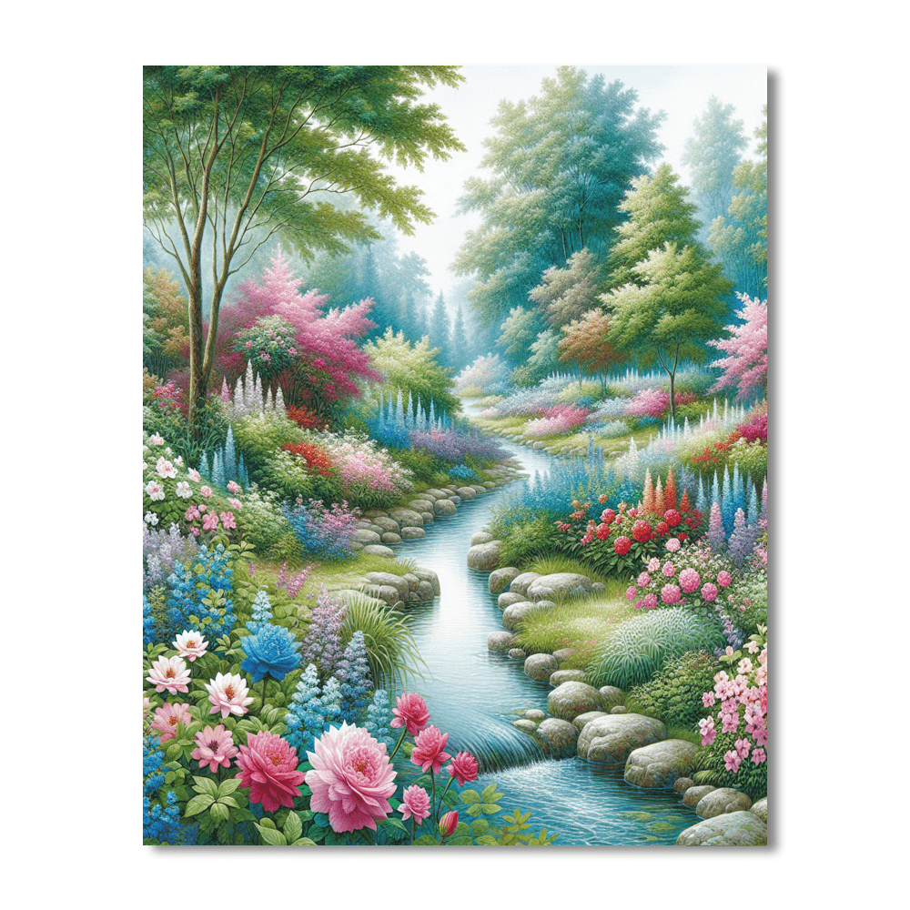 Peaceful Garden Retreat Paint By Numbers Kits