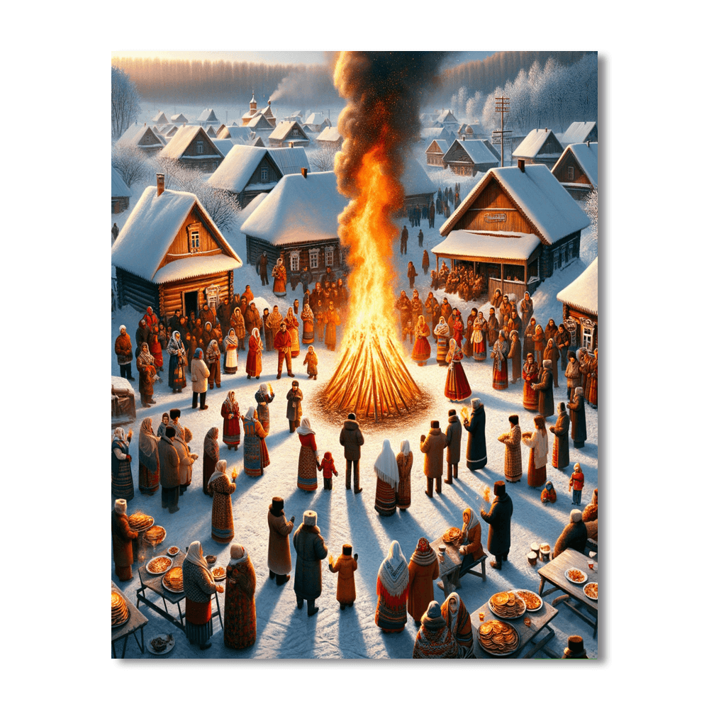 Maslenitsa - Russia Paint By Number