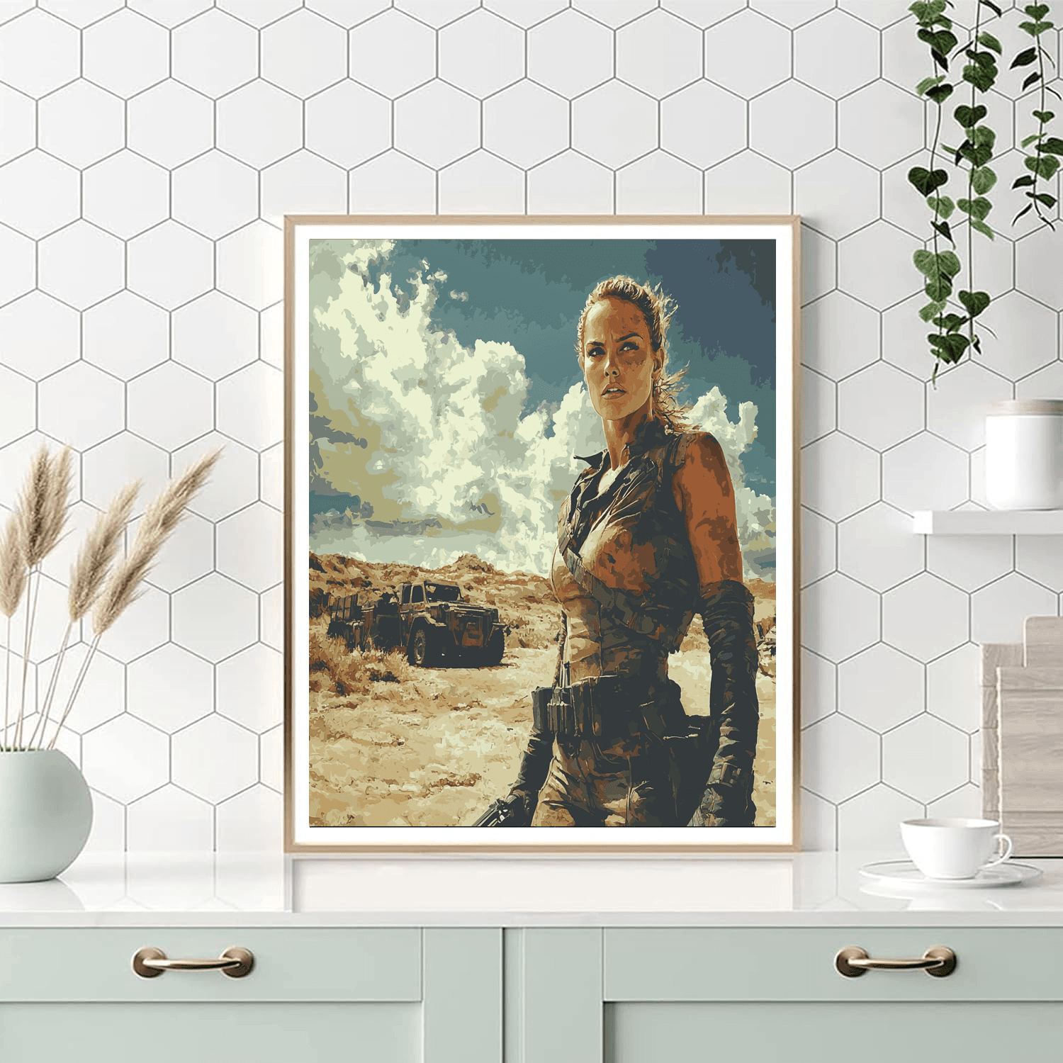 Charlize Theron: The Fierce Force Of Cinema Paint By Number