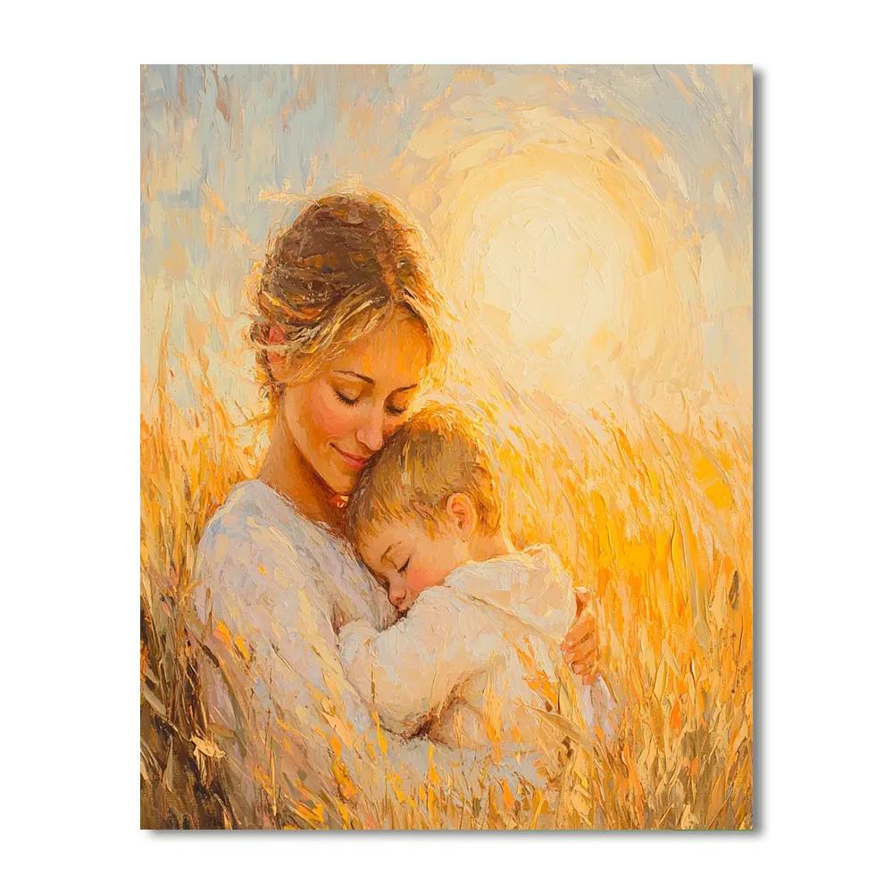 Mother's Heart Of Gold Painting Number Kit