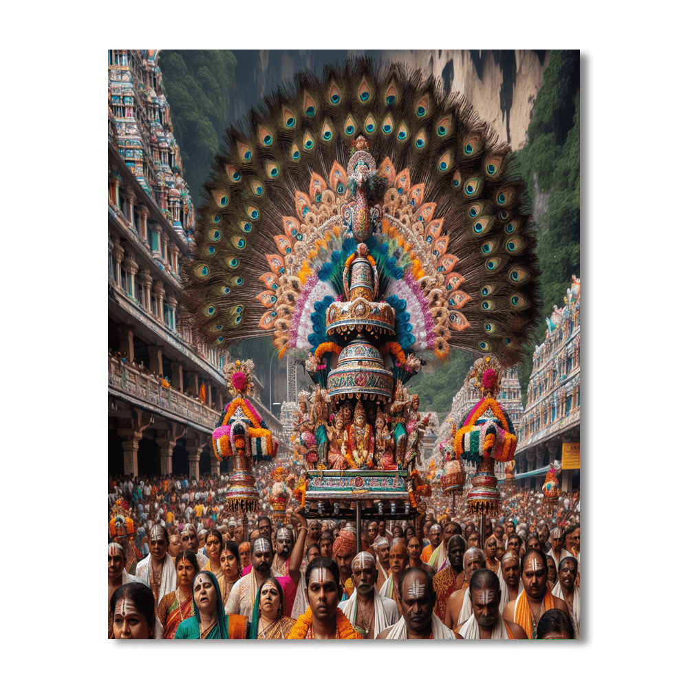 Thaipusam - Malaysia Paint By Numbers Kits