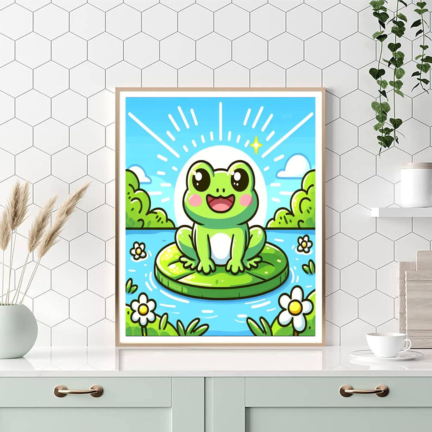 Sunshine Frog Numbered Painting Kits