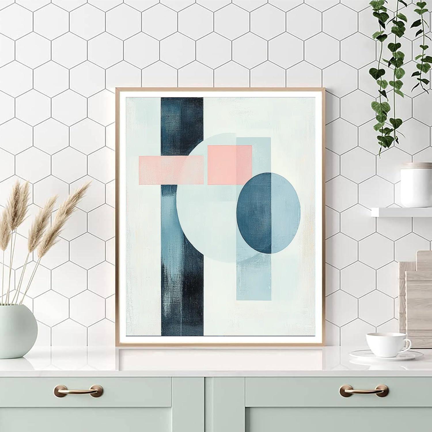 Kazimir Malevich Inspired Calm Dimensions  DIY Paint By Numbers