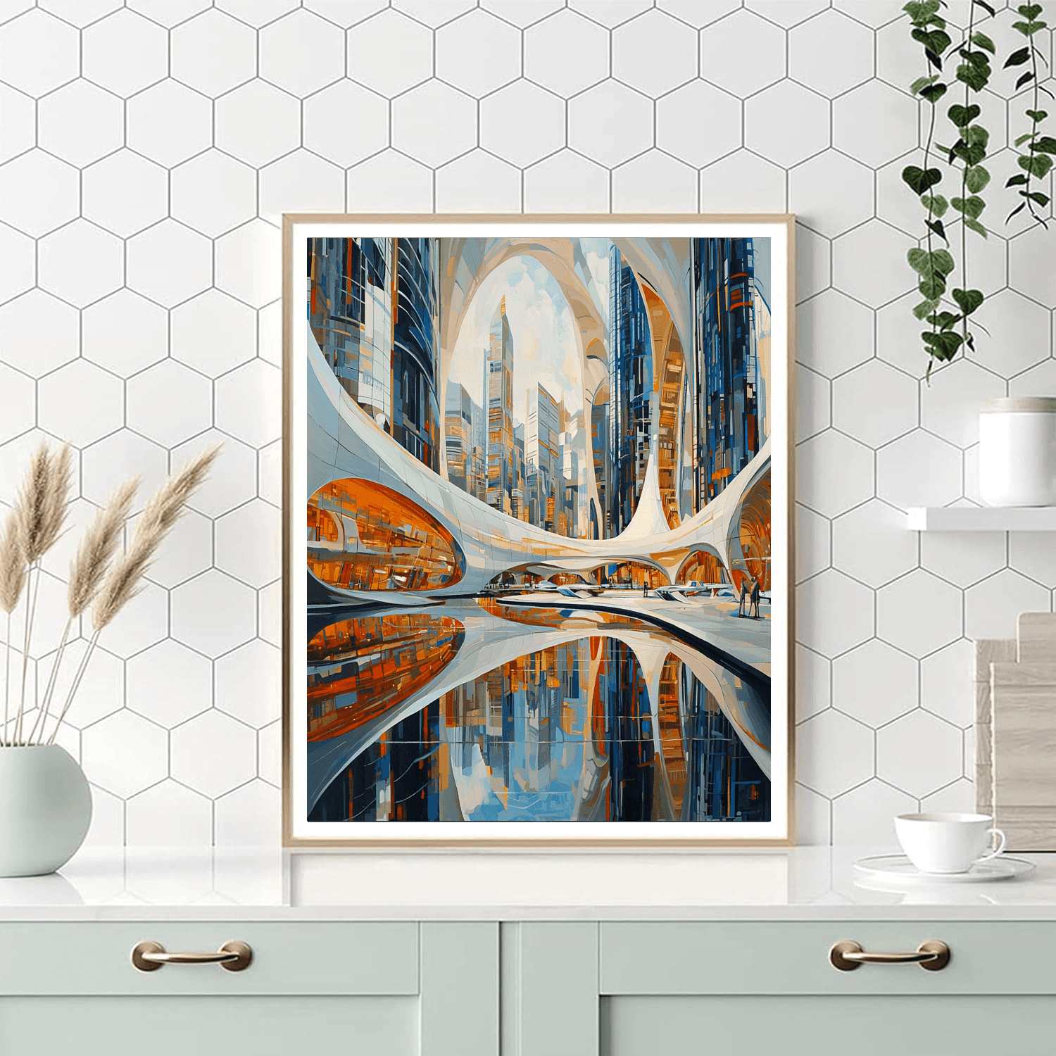 Zaha Hadid Inspired Utopian Visions  Paint By Numbers