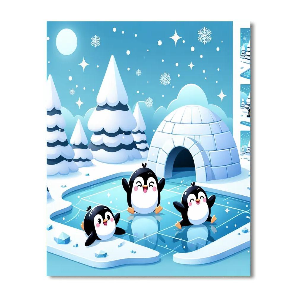 Winter Fun Wonderland Paint By Numbers Kits