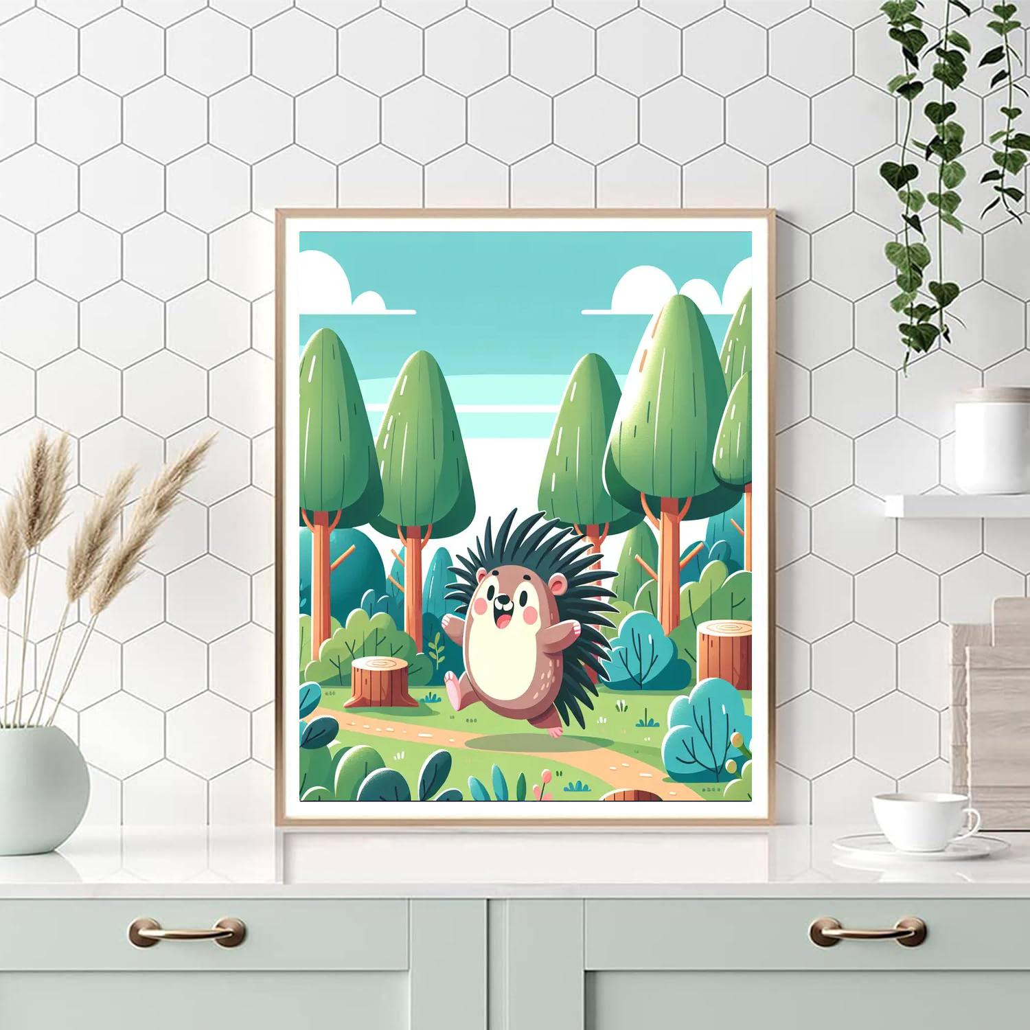 Peppy Porcupines Numbered Painting Kits