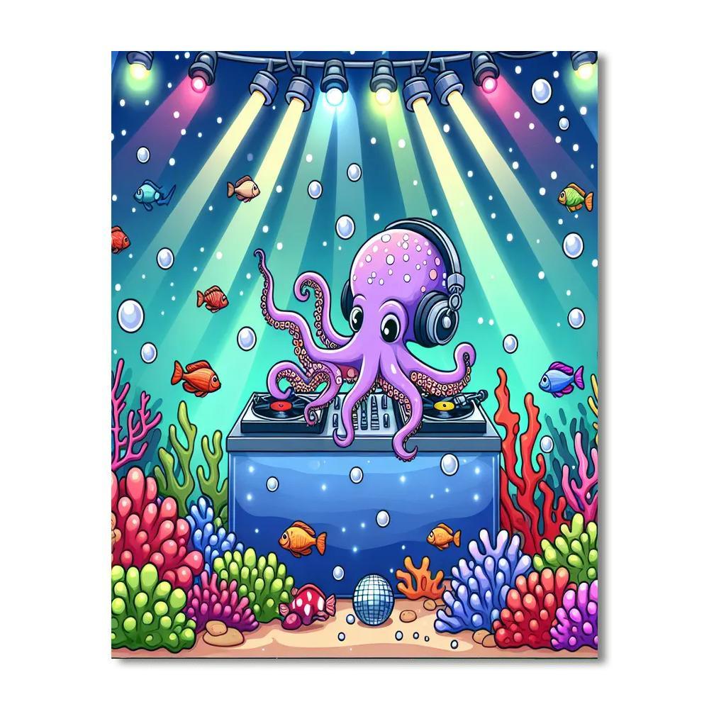 Funky Underwater Disco Paint By Color